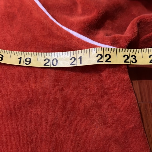 Boohoo•Orange Quarter Zip Sweater Embroidery Sz 10! - Picture 8 of 10